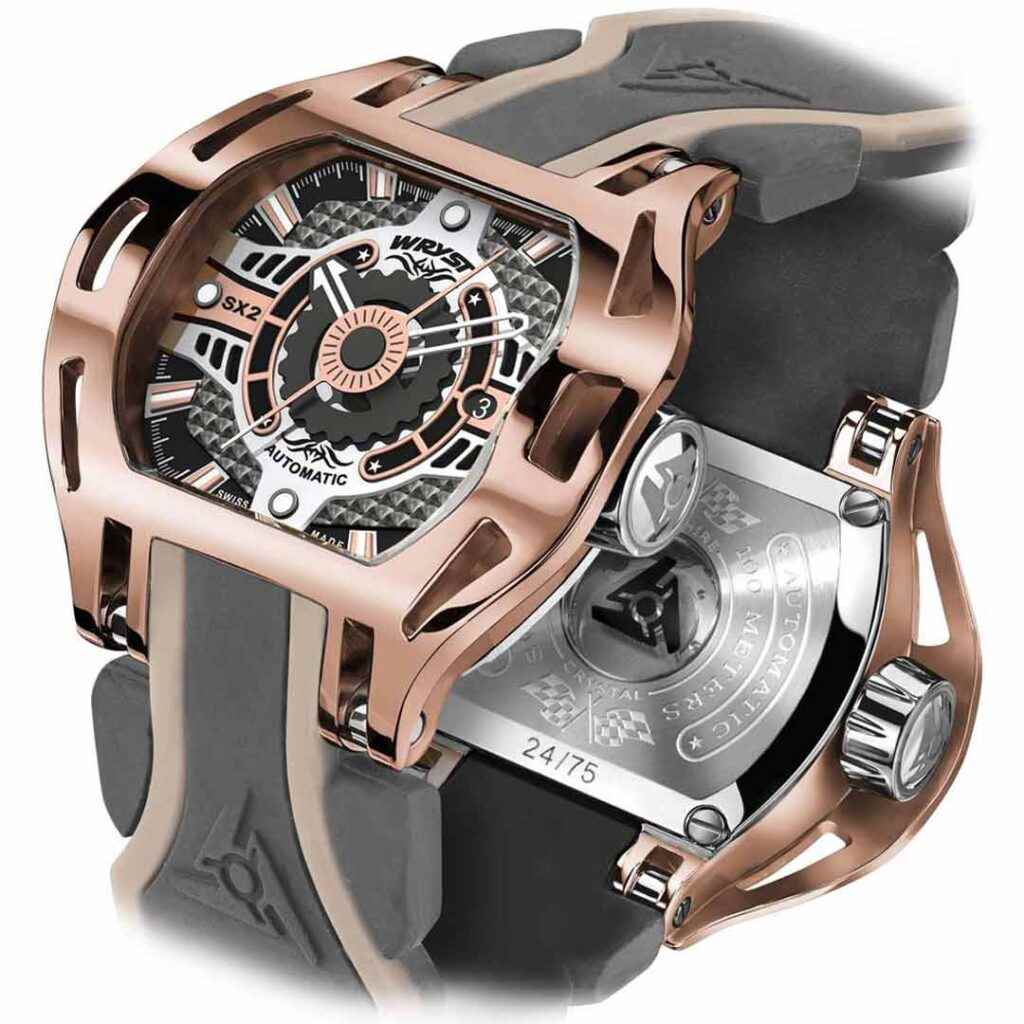 Rose Gold Automatic Watch Wryst Racer SX2