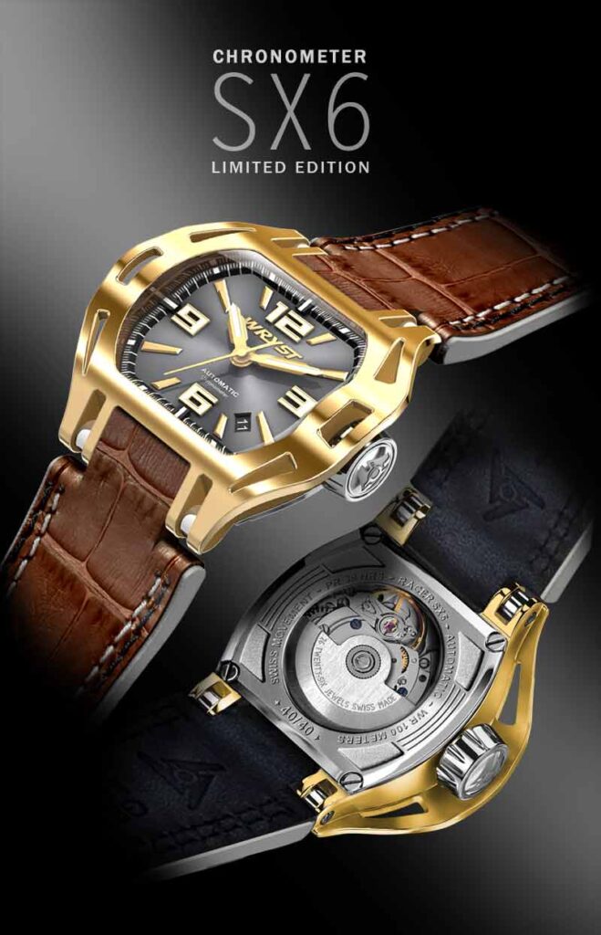 Gold Automatic Watch Design SX6